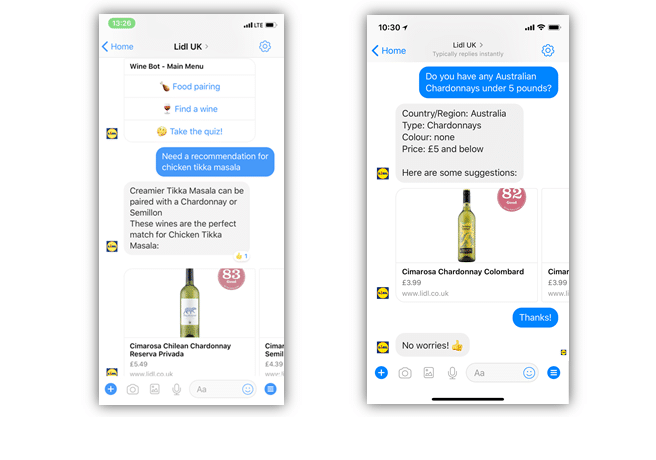 lidl chatbot