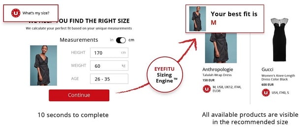 eyefitu sizing