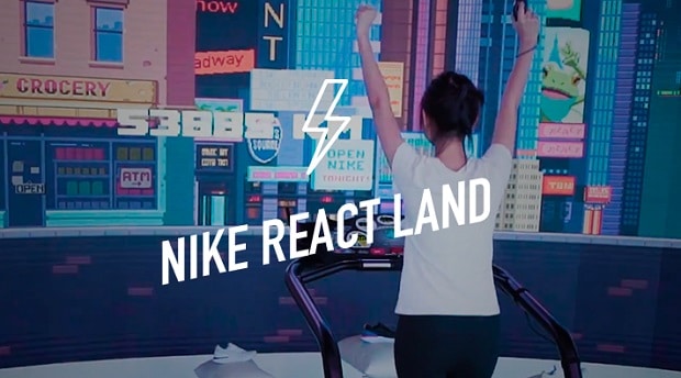 Viral of the year: Nike 'Reactland' game mixes and AR with retro graphics