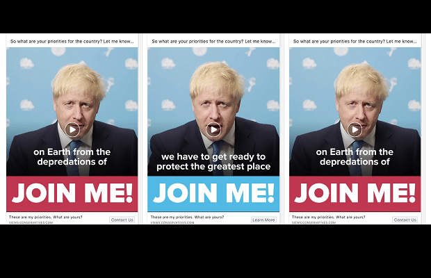 The new political battleground? Boris Johnson's team tests hundreds of Facebook campaign ads