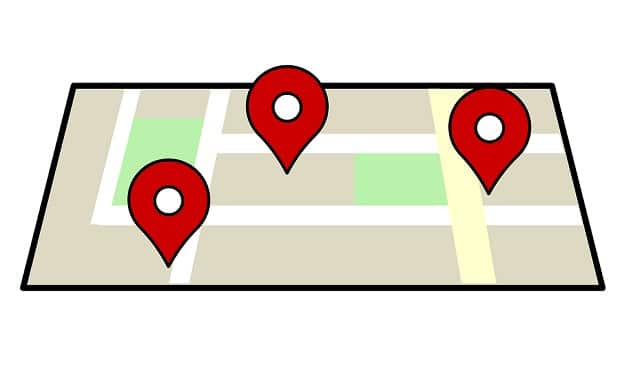 Network gps navigation modern city future technology