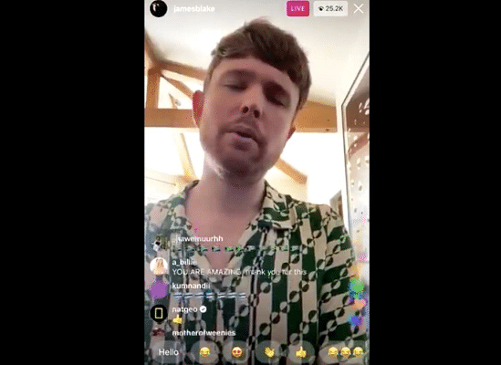 james blake Virtual concerts and games: Most consumers ‘crave live streams of postponed events during national lockdown’