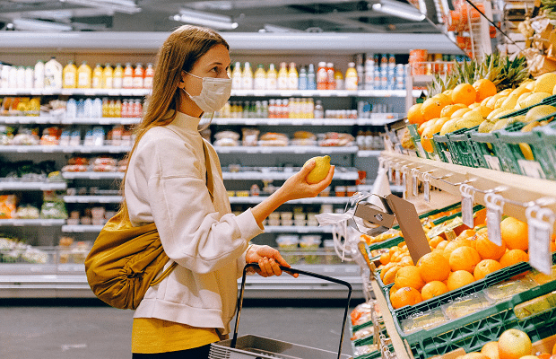 lockdown shop UK's grocery sales growth slows as lockdown eases (but online soars)