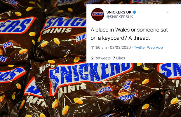 snickers wales Twitter fail: Snickers sparks outrage for Welsh language joke