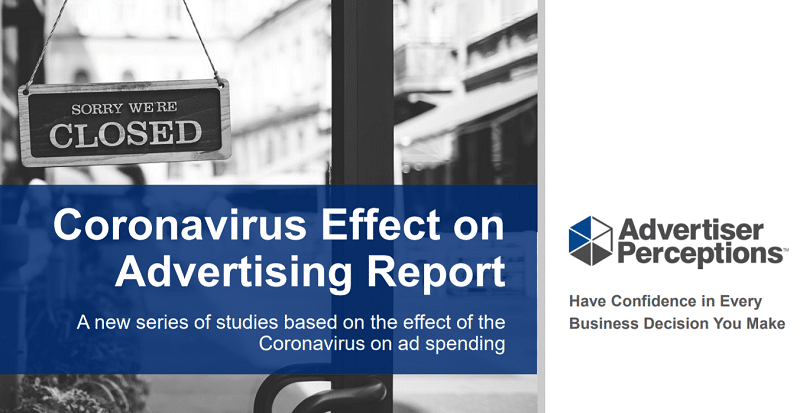 adpercep Nearly half of all US advertisers have stopped campaigns already in progress due Coronavirus