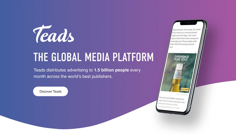 Teads rolls out financial support to premium news publishers