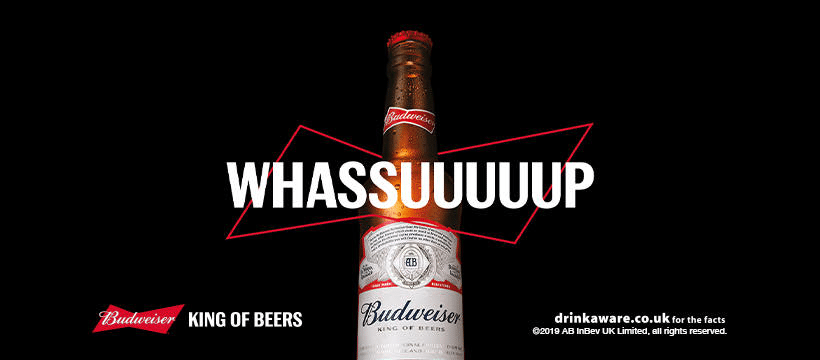 wahsuuuuup Budweiser celebrates football’s return with stadium billboard selfies