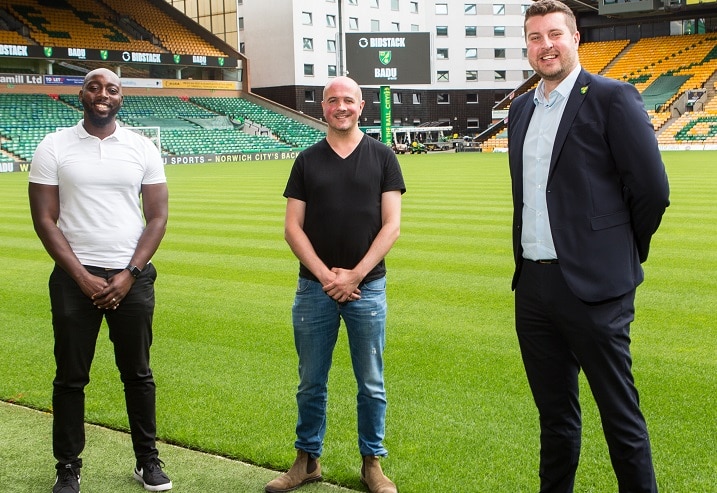 Norwich City, BADU Sports and Bidstack launch football youth initiative