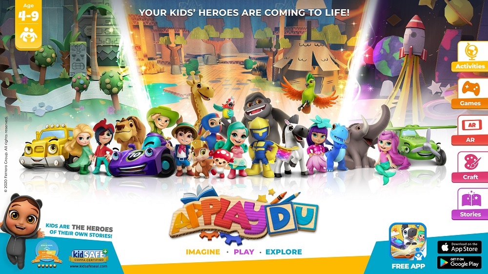 applaydu Kinder partners Gameloft to bring toys to life with AR app Applaydu