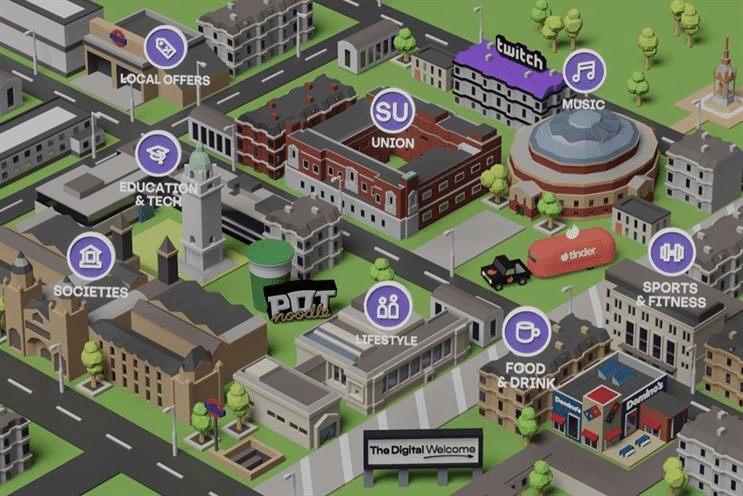 digital welcome Virtual freshers week: Big brands Tinder, Nandos and Amazon connect with students on digital platform