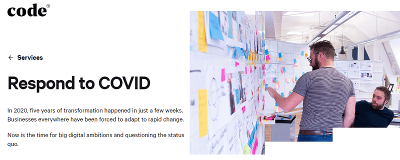 Code Computerlove launches new services for businesses impacted by Covid-19