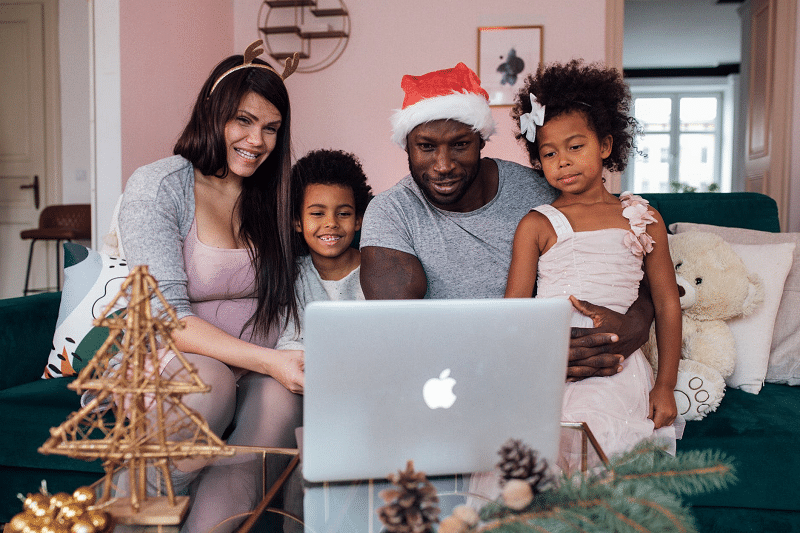 Virtual Christmas: 49% of parents are planning a Zoom party over festive season