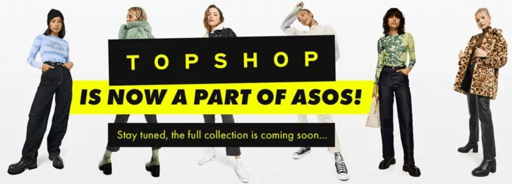 Topshop and Miss Selfridge to go digital-only in £330m ASOS deal