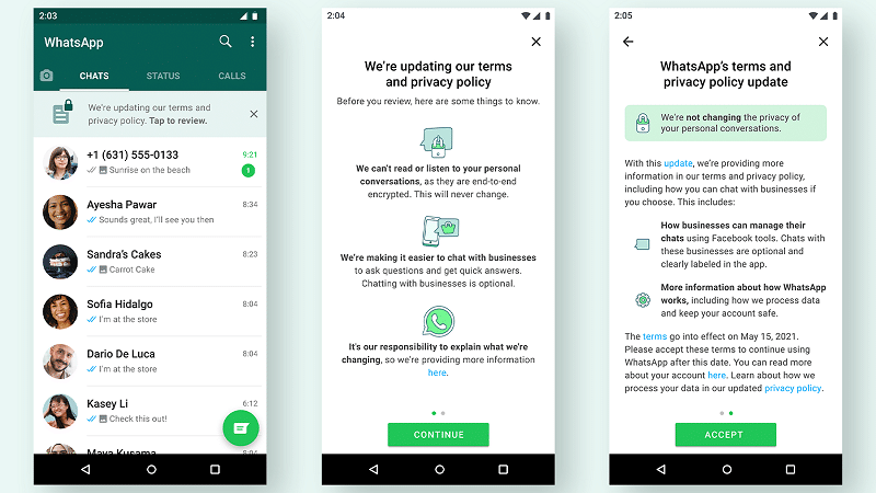 whatsapp pr WhatsApp to cut off messages for all who reject new data terms