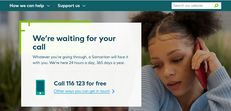 sam Three UK and Samaritans connect 1 million people to emotional support