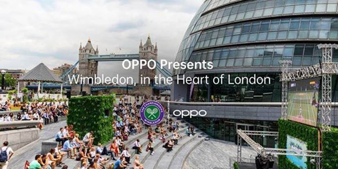 oppo OPPO launches pop-up screening event for Wimbledon