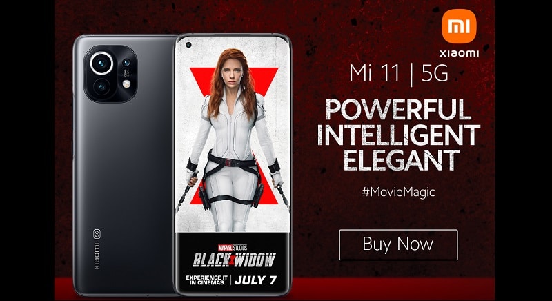 black widow main Xiaomi teams up with Marvel Studios for Black Widow campaign