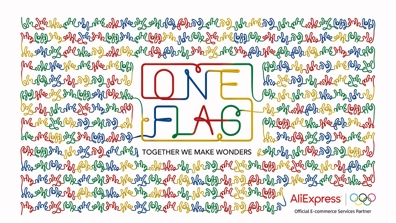 one flag AliExpress launches Tokyo Olympic games initiative